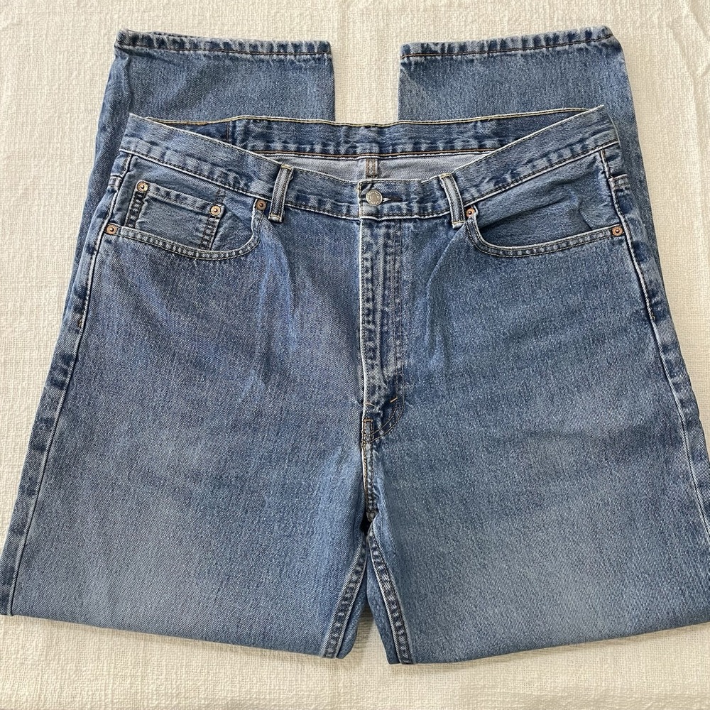 Levis 550 Jeans Mens 40x32‎ Relaxed Fit Tapered Leg Denim Classic Preppy Classic